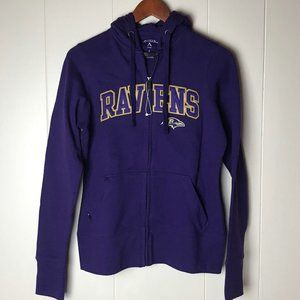 Baltimore Ravens Zip-up Hoodie Team Small